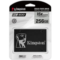 Kingston KC600 256GB SATA III Solid State Drive (SSD)