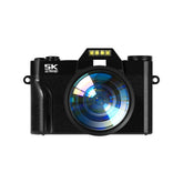 GBT Digital Camera, 75Mp Sensor, 3 Flip Screen, Black - R10