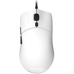 NZXT Lift Lightweight Ambidextrous RGB Optical Mouse 16K DPI, 67g w/ Omron Mechanical Switches & Low-Drag Cable -White | MS-1WRAX-WM (White) | - CompuMe