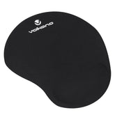Volkano Comfort Series Gel Wristguard Mousepad Black, mouse pad