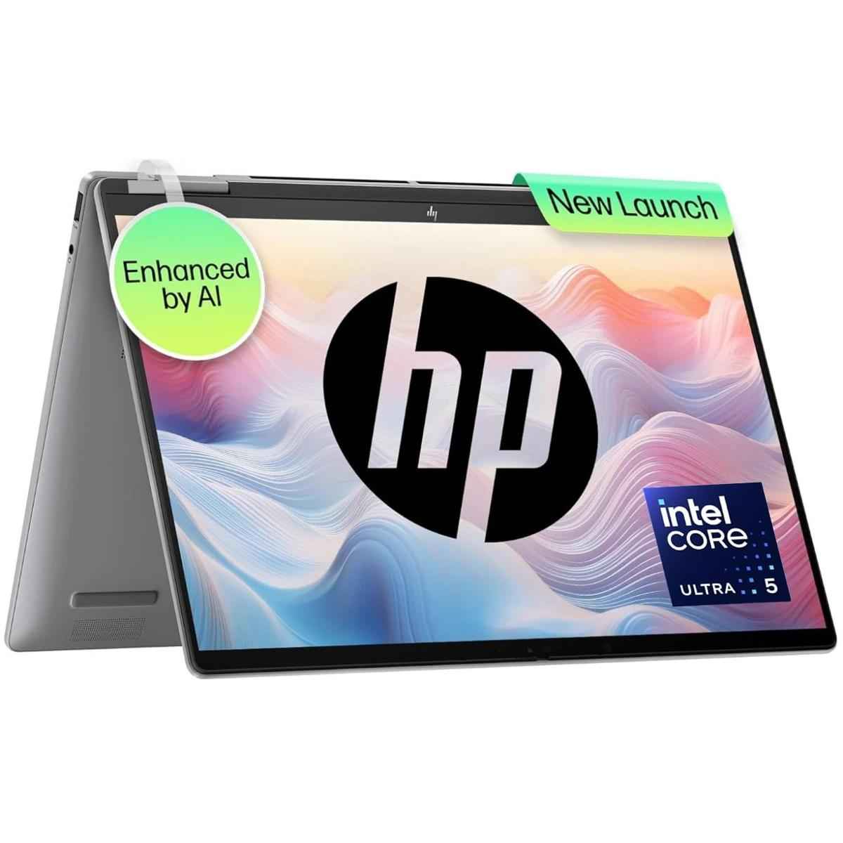 Hp Omnibook 5 Flip (2024) 14 Fp0013dx New Intel Core 5 10 Cores W/ 360° Touch Display & Big Battery & Fast Charge Silver