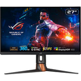 Asus Rog Swift Pg27aqn 27" Fast Ips 360hz Hdr600 2k 1ms G Sync Eye Care Nvidia® Reflex Analyzer Vesa Wall Mountable