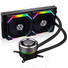 LIAN LI Galahad 240mm (Black/White) ARGB AIO UNI FAN SL Edition CPU Cooler