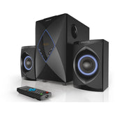 Creative Sbs E2800 2.1 High Performance Home Entertainment System 50 Watts Wooden Subwooferusb Mp3 Player & Fm Black