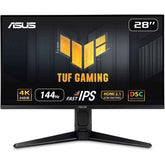 Asus Tuf 28" Vg28uql1a 4k 144hz Hdmi 2.1 Fast Ips 1ms G Sync Compatible Eye Care Dci P3 90%