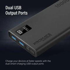 Promate Bolt-10PRO.BLACK, Power Bank