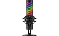 Hyperx Quadcast 2 S (2024) Usb Microphone, Future Ready Audio, Tap To Mute Sensor, Detachable Shock Mount, Dynamic Lighting Display, Mic Status Led Indicators, Black