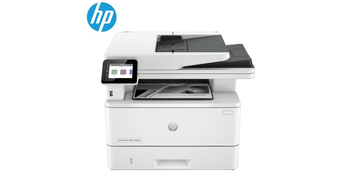 HP LaserJet Pro MFP 4103fdw Printer For Home And Small Office (2Z629A) - CompuMe