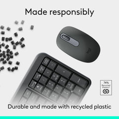Logitech MK250 Compact Bluetooth Wireless Combo Graphite
