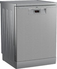 Beko Free Stand Dishwasher A++, 6Programs, 15Set, 2Racks, 3Sprays, Silver - BDFN 16422S