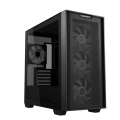 ASUS A21 PLUS microATX Support for hidden-connector ARGB fans GAMING CASE - White