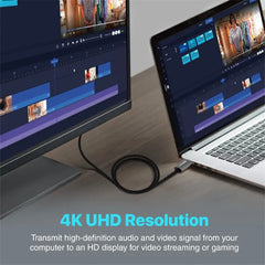 Promate ProLink-DP200,DP to HDMI Cable