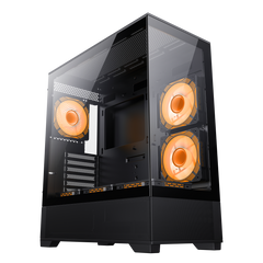 GAMEMAX Vista AB E-ATX BLACK GAMING CASE