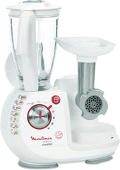 Moulinex Food Processor, 38Functions, 900Watts, White - FP7331BM