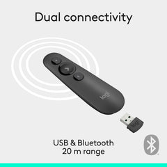 Logitech R500s Laser Presentation Remote - Bluetooth & USB