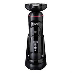 Beurer Rotary Shaver 360, Flexible Shaver Head Quick-Charge, Black - MN8X