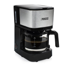 Princess Filter Coffee Maker Compact, 8Volume, 0.75Lit, Suitable For 8 Cup, 600Watts, Black - 01.246030.01.001