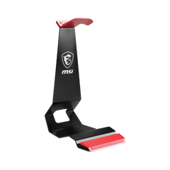 MSI HS01 Black With Red, Solid Metal Design, Gaming Headset Stand