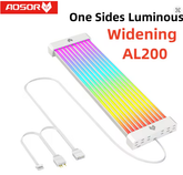 AOSOR AL200 ARGB LED Light Strip for 24PIN Motherboard Power Extension Cable Aura Sync Flexible LED Strip Light