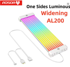 AOSOR AL200 ARGB LED Light Strip for 24PIN Motherboard Power Extension Cable Aura Sync Flexible LED Strip Light