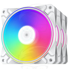 DEEPCOOL CF120 Plus 3x120mm A-RGB Dual Loop Lighting Zones - White