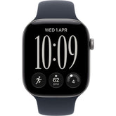Apple Watch Series 12 GPS 46Mm, Space Grey Aluminium Case, Navy Blue Sport Band, M/L - MJEJ4AF/A
