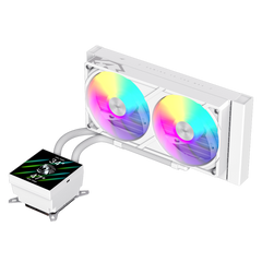 GAMEMAX GLACIER 240 LIQUID CPU COOLER WHITE