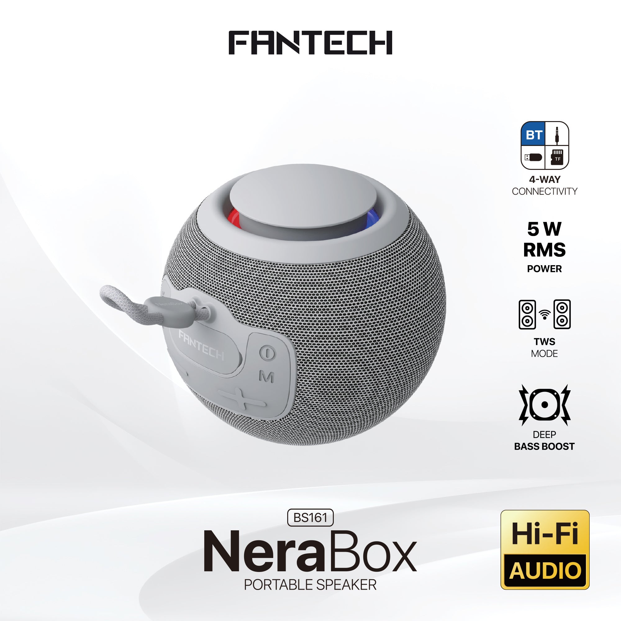 FANTECH RGB wireless speaker for audio playback