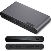 Lenovo Docking Station Usb C Universal Business Dock (1 Dp 1.4 & 1 Hdmi 2.0) 65w Charging For Laptop (90w Power Adapter Included) 3xusb A & 2x Usb C Ports - CompuMe