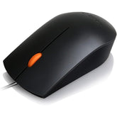 Lenovo 300 Wires Mouse Right And Left Handed USB up to 20 million clicks - black