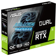 Asus Dual Geforce Rtx 3050 8gb Gddr6 Oc Edition Pci Express 4.0 Video Card