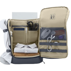 Hp Travel 25l 15.6 Inch Laptop Backpack Light & Stylish Expandable To 30l Multiple Pockets Including Rfid Blocking Pocket Lockable Zippers Iron Grey - CompuMe