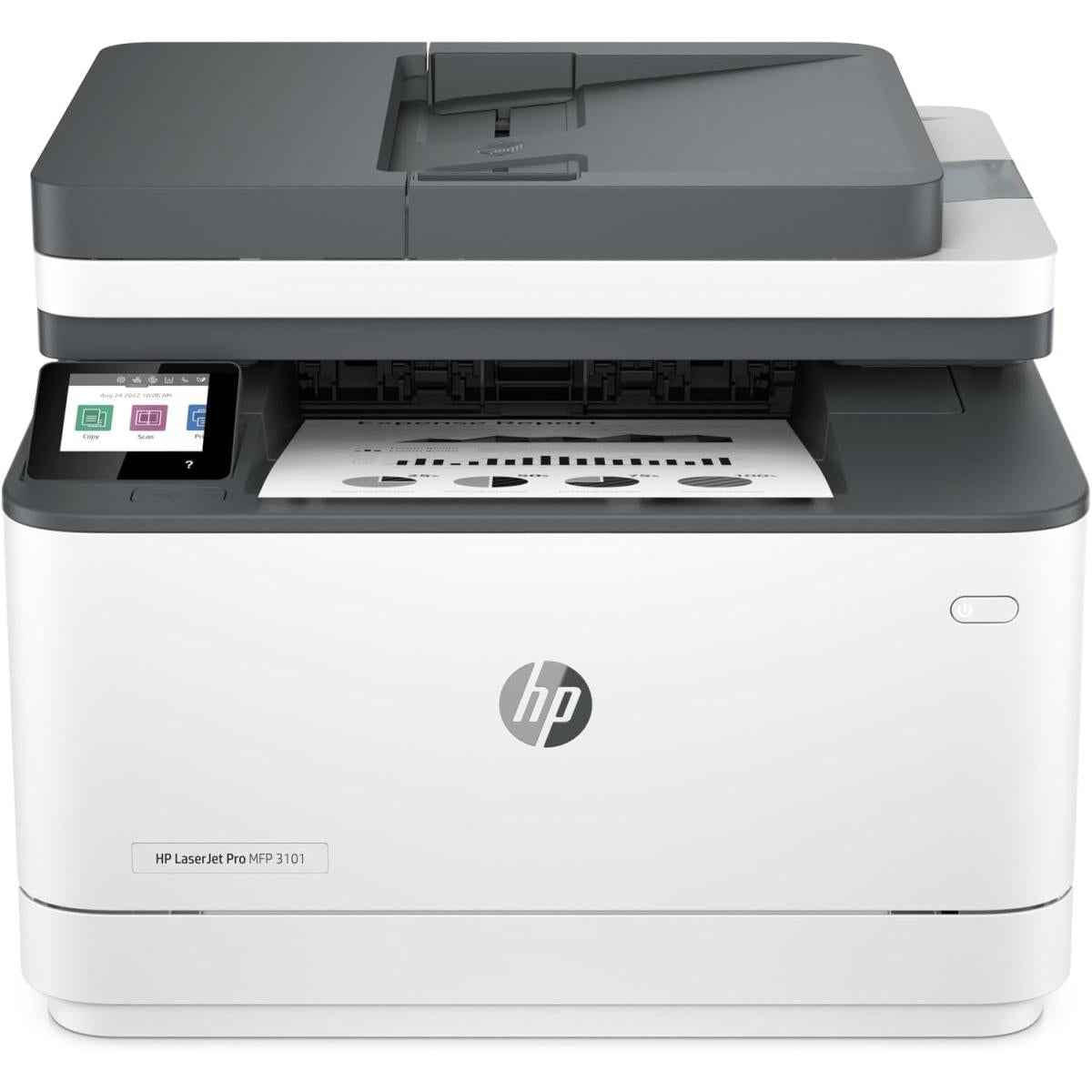 Hp Laserjet Pro Mfp 3103fdw Mono Laser Multifunion 4 In One Printer Wireelss , Duplex & Auto Feeder White