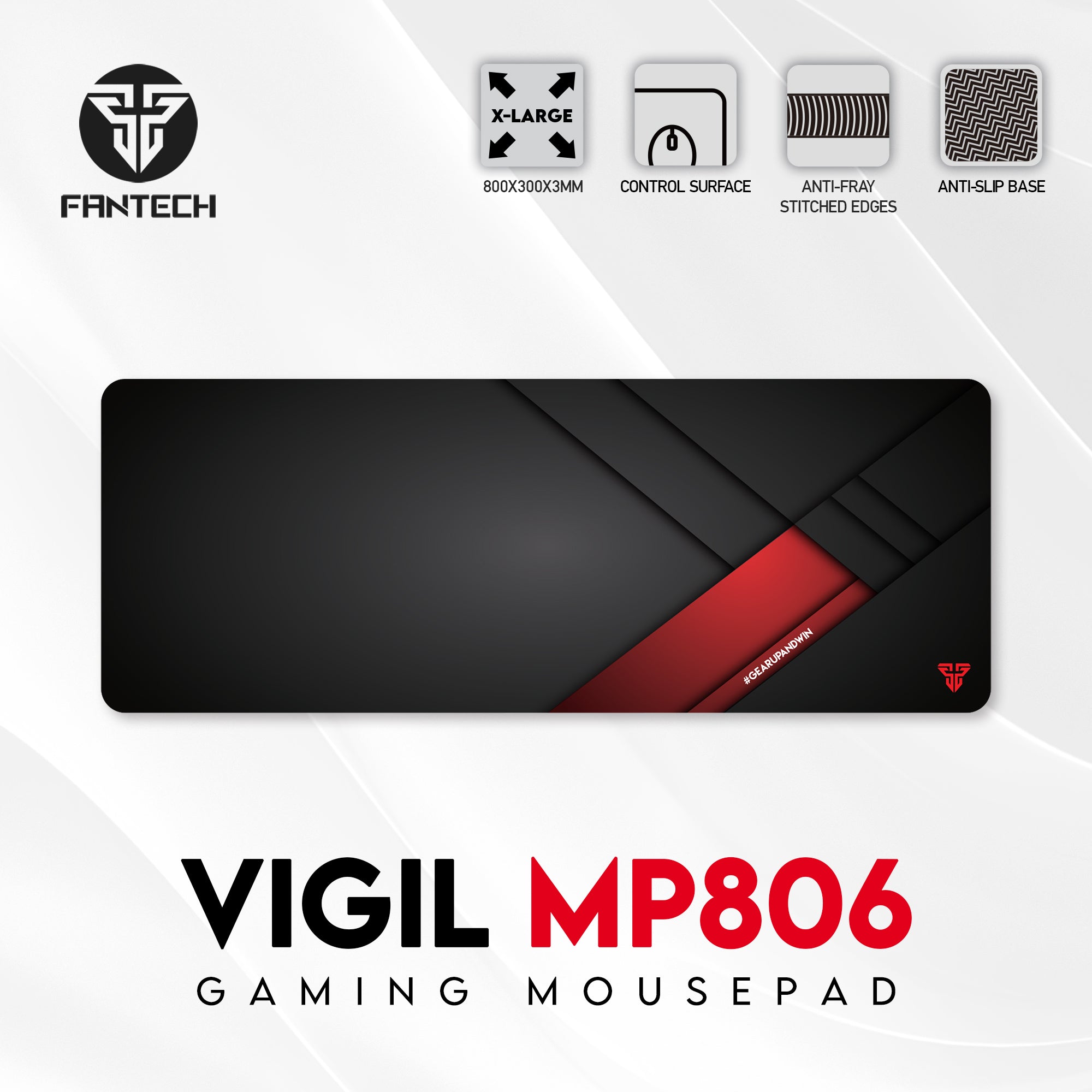 Fantech Vigil MP806 Gaming Mouse Pad - CompuMe