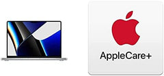 2021 Apple MacBook Pro (14-inch, Apple M1 Pro chip with 10βcore CPU and 16βcore GPU, 16GB RAM, 1TB SSD) - Silver AppleCare+ for 14-inch MacBook Pro