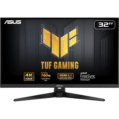 Asus Tuf 32" Vg32uqa1a 4k Uhd 160hz 1ms Hdr 400 120% Srgb Hdmi 2.1 Support 120hz On Ps5 & Xbox Freesync Premium W/ Speakers - CompuMe