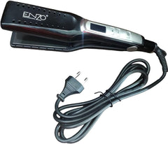 Enzo Hair Straightener Ceramic, 45Watts, Black - EN-1451