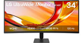 LG 34U601B-B 34" UltraWide Curved UWQHD 1440p, 120Hz w/VRR, VA, 5ms, FreeSync Premium, HDR10, HDMI 2.0, DP 1.4– UltraWide Monitor