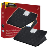 Fellowes Office Suites™ Adjustable Footrest With Microban Antimicrobial Proteion Black - CompuMe
