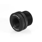 Bykski Fillport / Pass Thru Fitting V2, Water injection joint at top of g1/4 thread 20mm through plate - Black (B-WPJ-V2-X)