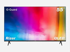 G-Guard QLED LED TV 55Inch, Smart Licensed Google TV, 4HDMI & 2USB, DLG 120Hz, Chromecast Built-In, HDR10 - LED GG-55 CQG Riser QLED