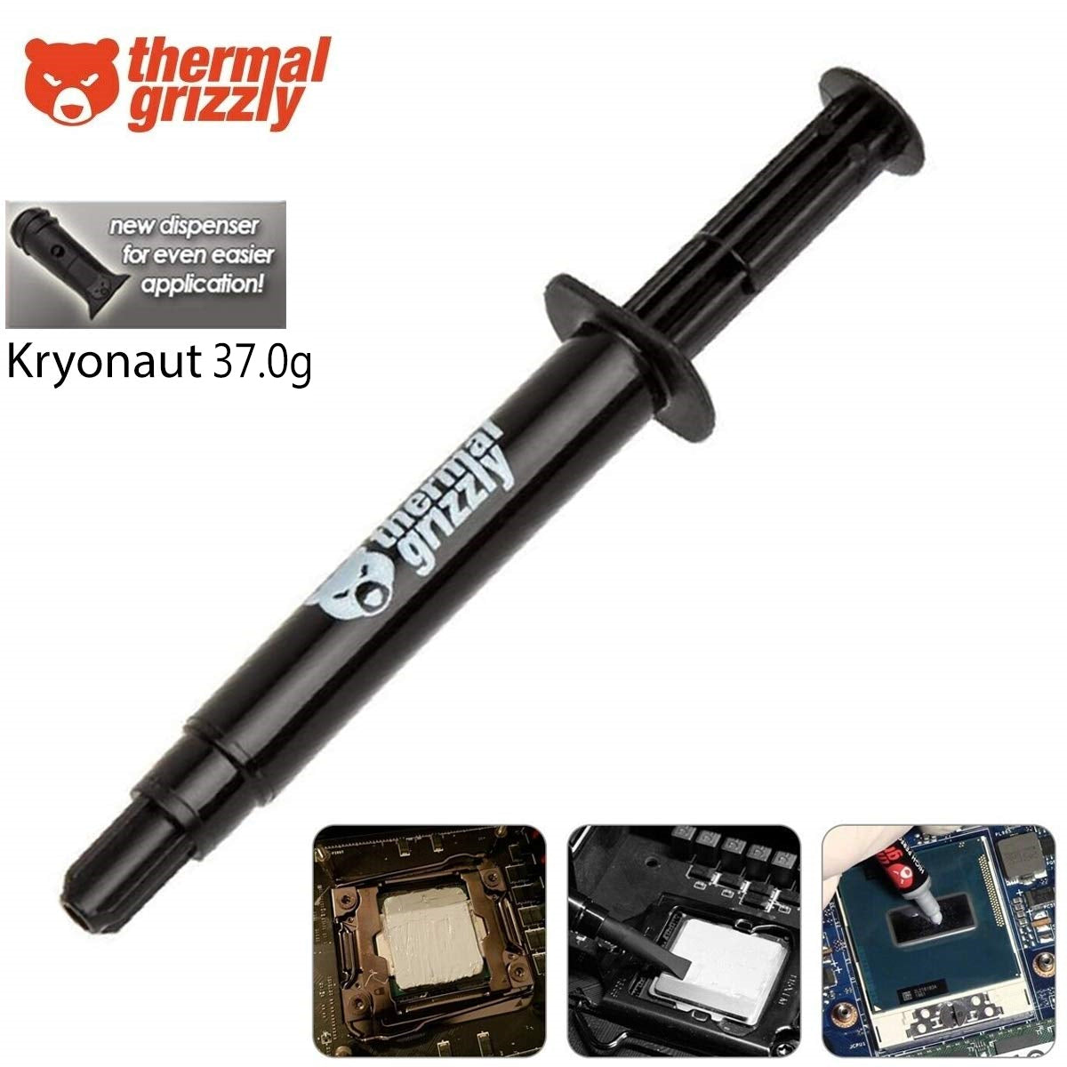 Thermal Grizzly Kryonaut High Performance Thermal Paste For Processors, Graphics Cards & Consoles 37 Gram Thermal Grizzly Kryonaut High Performance Thermal Paste For Processors, Graphics Cards & Consoles 37 Gram