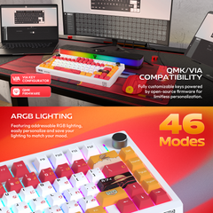 Fantech MK921 MAXFIT8 QMK Mechanical Keyboard LUFFY