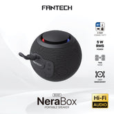 FANTECH BS161 Portable BT Wireless Speaker TWS 4 - Way Connectivity TF Card Party Use Hands - Free Call RGB Mini Deep Bass Speakers