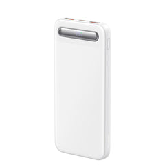 Mcdodo Mc 3880 Power Bank With Digital Display 10000mah Usb C, 2x Usb A, 22.5w White - CompuMe