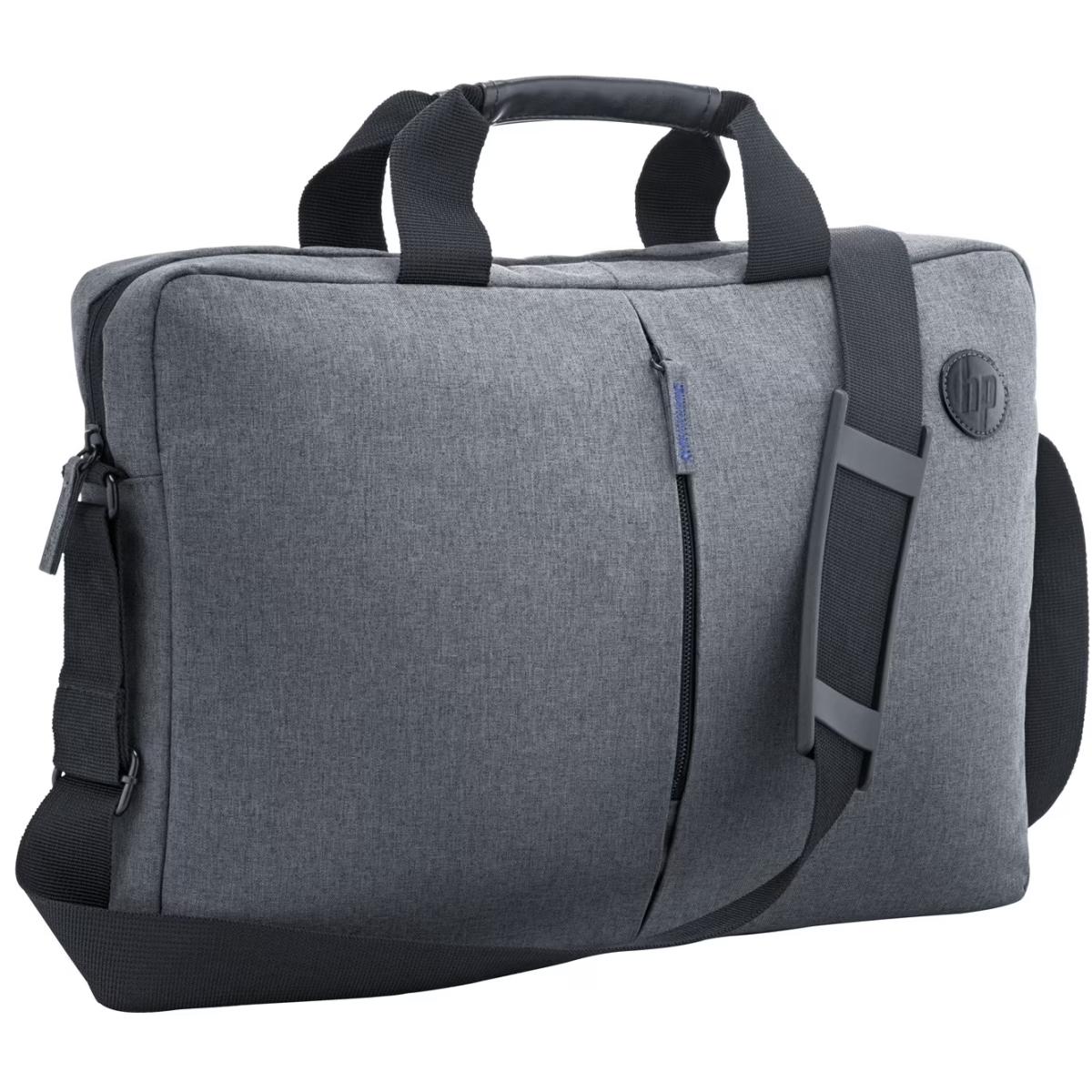 Hp Essential 15.6 Inch (39.6 Cm) Grey Topload Briefcase Messenger Bag For Laptop/chromebook/mac Hp Essential 15.6 Inch (39.6 Cm) Grey Topload Briefcase Messenger Bag For Laptop/chromebook/mac