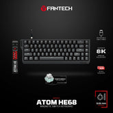 Fantech Magnetic Switch Keyboard ATOM HE68 SERIES MK811, gaming keyboard