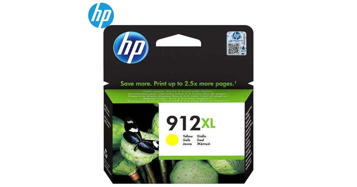 HP 912 XL Yellow Original Ink Cartridge (3YL83AE) - CompuMe