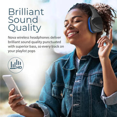Promate NOVA.BLUE Bluetooth Headphones