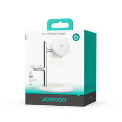 JOYROOM JR-W23 Qi2 4in1 Wireless Charger-White
